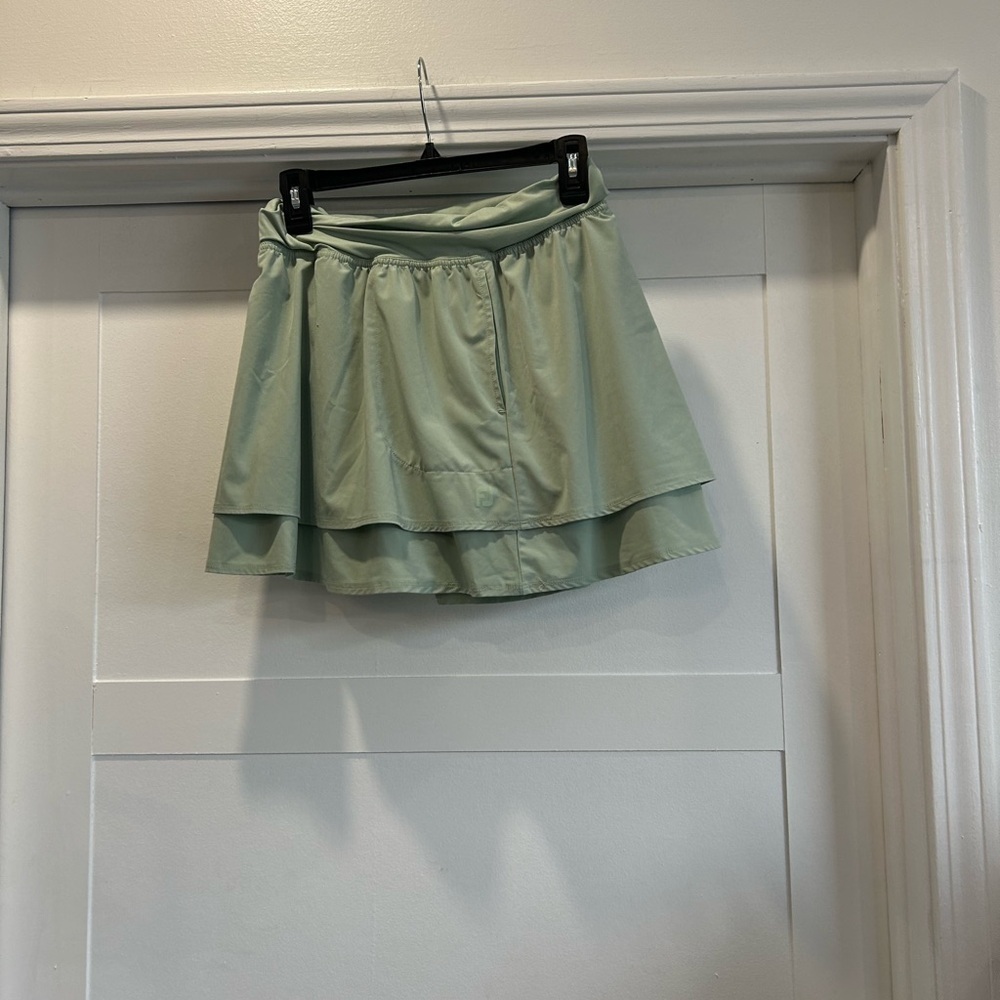 Footjoy Mint Green athletic Layered Skirt for golf or tennis - Picture 2 of 4